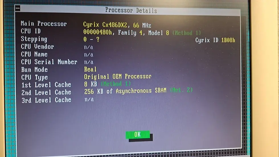 Thumbnail: Socket 3 MoBo FIC 486-GIO-VP VLB ISA with CPU Cx486DX2-S 66MHz & 16Mb FPM RAM