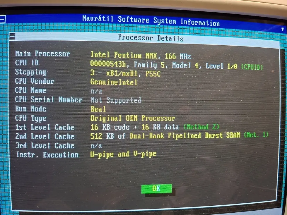 Thumbnail: Socket 7 QDI P5I430TX TITANIUM I B+ MoBO with CPU P1 MMX 166MHz,64MB RAM, cables