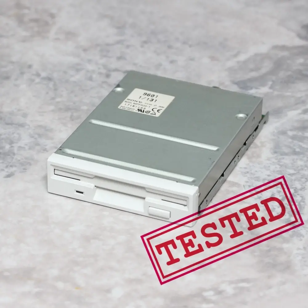 FDD 3'5" 1.44Mb SONY MPF520-1 Internal Floppy Disk Drive (DS0/DS1 jumper) WHITE