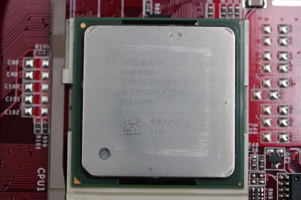 Thumbnail: PGA478 MSI 865PE Neo2-V i865PE chipset MoBo with CPU P4 3.0 GHz & I/O shield