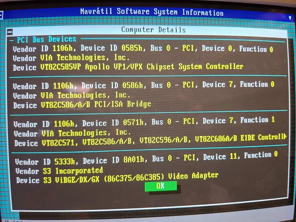 Thumbnail: Socket 7 PCChips/Hsin Tech M537DMA33 Motherboard with CPU Pentium 150MHz, 32MB