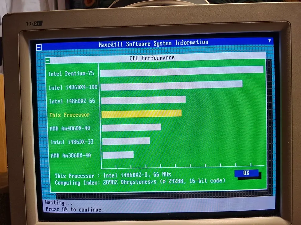 Thumbnail: Socket 3 Shuttle HOT-419 VLB ISA with CPU i486DX2-S 66MHz, 16Mb FPM RAM & cooler