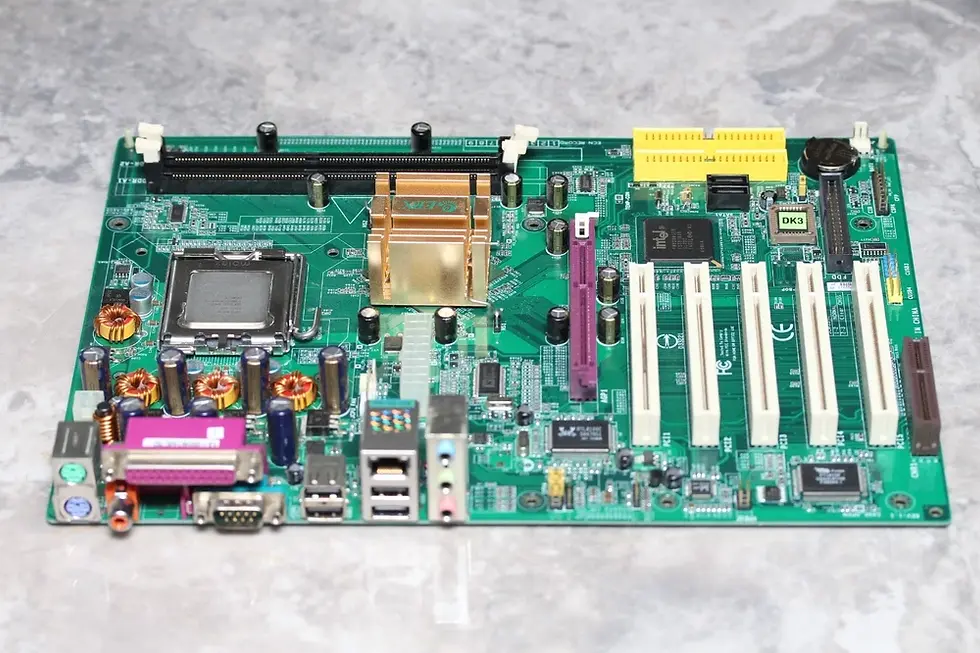 Thumbnail: LGA775 Epox EP-5PLAI Intel 848P chipset MoBo with CPU Pentium 4 630 & I/O shield