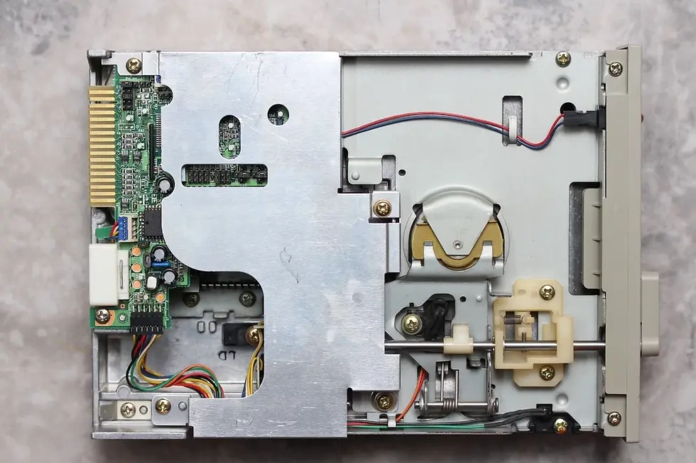 Thumbnail: FDD 5.25” 1.2Mb/360Kb Panasonic JU-475-4APJ Internal Floppy Disk Drive GRAY