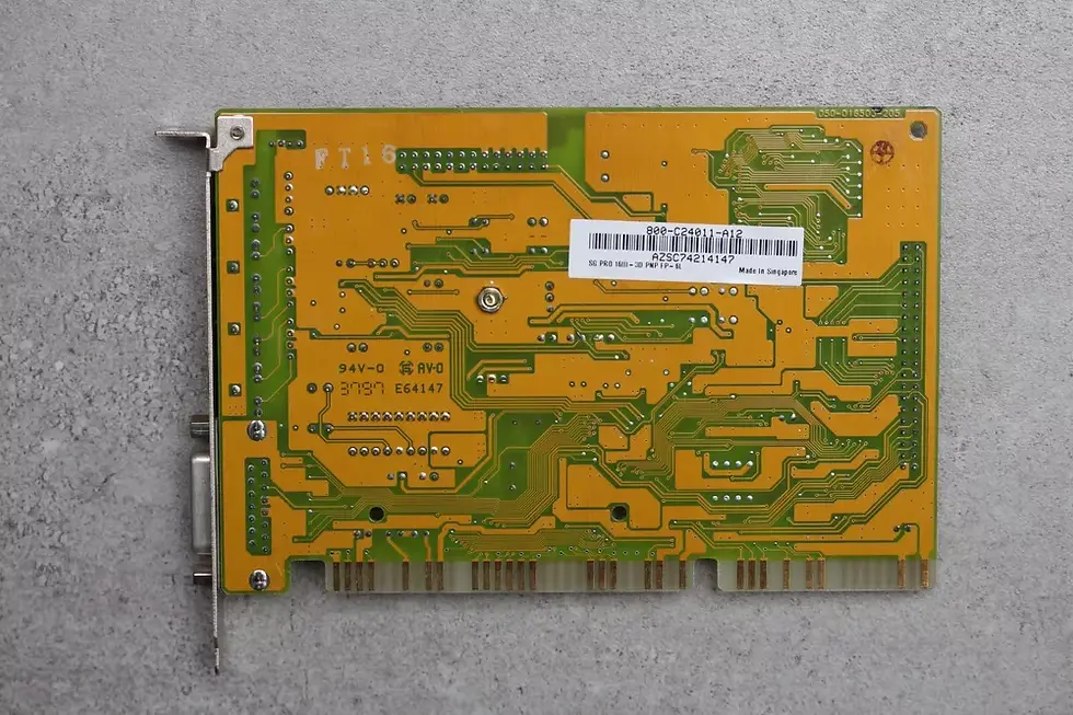 Thumbnail: ISA Sound Card Aztech Sound Galaxy Pro 16 III 3D PnP (IDE controller)