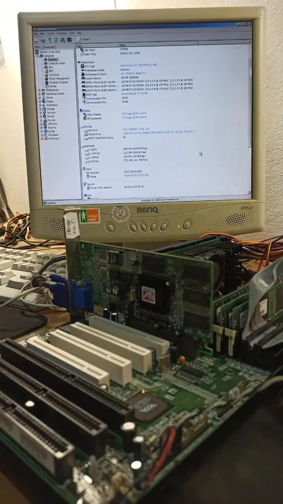 Thumbnail: Slot1 LEGEND QDI BrillianX 8V Motherboard VIA VT82C692BX (Apollo Pro II) chipset