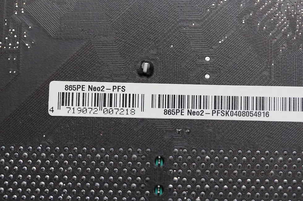 Thumbnail: PGA478 MSI 865PE Neo2-PFS i865PE chipset MoBo with CPU P4 3.0 GHz & I/O shield