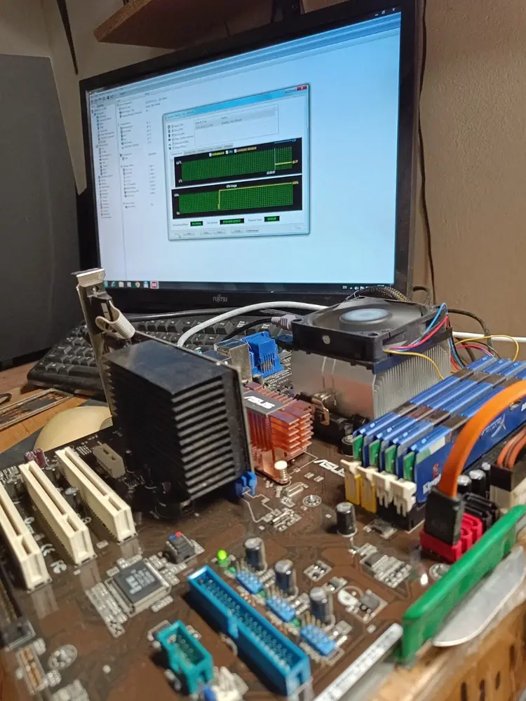 Thumbnail: AM2/AM2+ ASUS M3N78 nVidia MCP78+GeForce 8200 MoBo with CPU Phenom  X4 9650