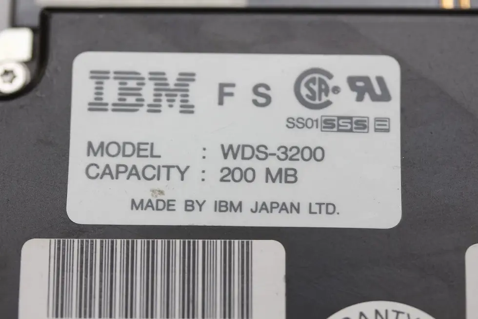 Thumbnail: SCSI Hard Drive 216MB IBM WDS-3200 3.5"/SSL SCSI2 FAST. 100% HEALTH