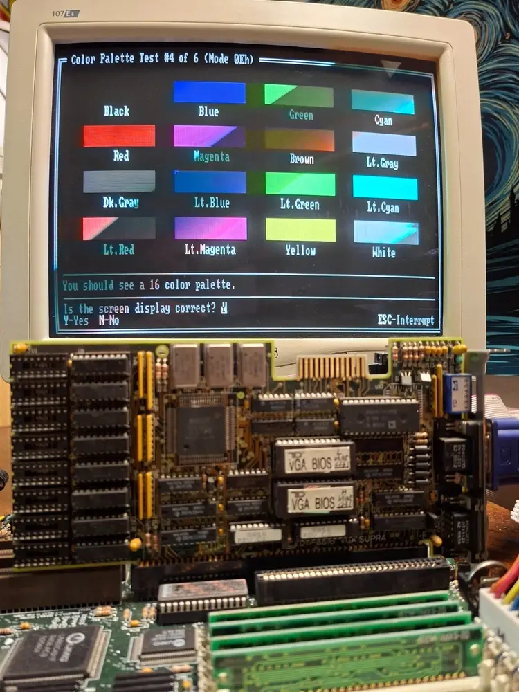 Thumbnail: ISA 16-bit 512KB DT-8816 VGA SUPRA Trident TVGA 8800CS CGA EGA VGA Graphics card
