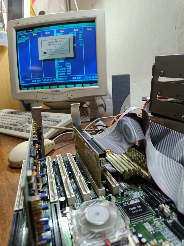 Thumbnail: Socket 3 PCChips/Hsin Tech M912 v1.4 MoBo with CPU i486DX2 66MHz & 8Mb RAM