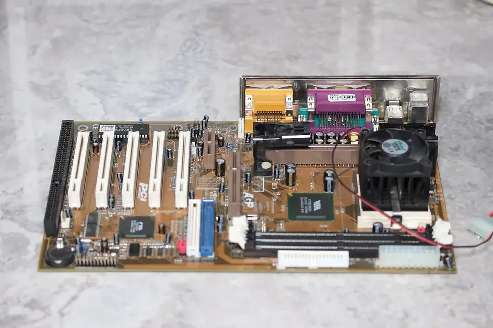 Thumbnail: Slot 1/PGA370 Aristo AM-957 MoBo VIA Apollo Pro 133 chipset with CPU & I/Oshield