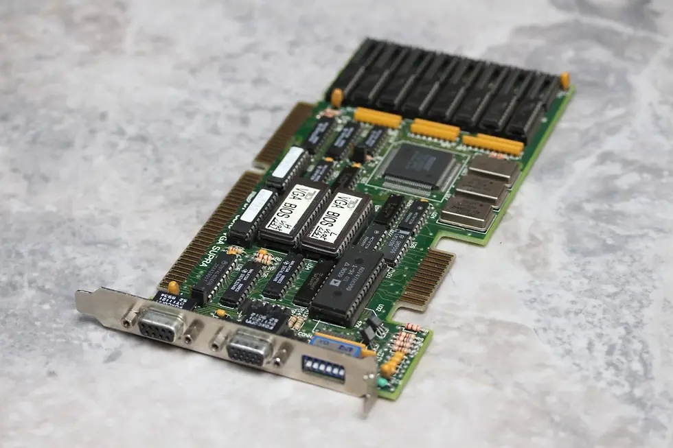 Thumbnail: ISA 16-bit 512KB DT-8816 VGA SUPRA Trident TVGA 8800CS CGA EGA VGA Graphics card