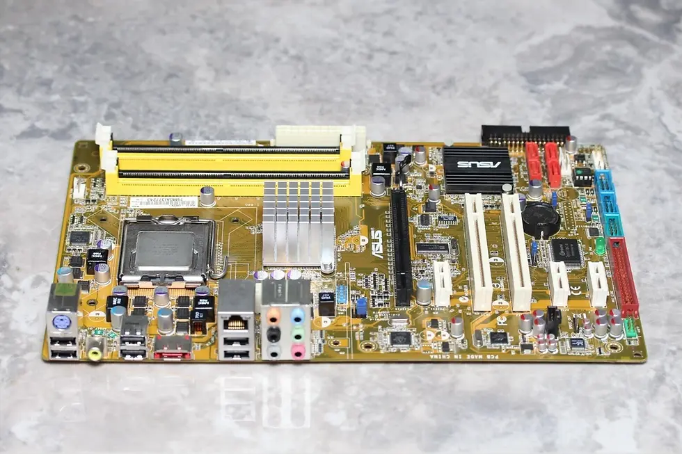 Thumbnail: LGA775 ASUS P5K SE Intel P35 chipset MoBo with CPU C2D E8200 & I/O shield