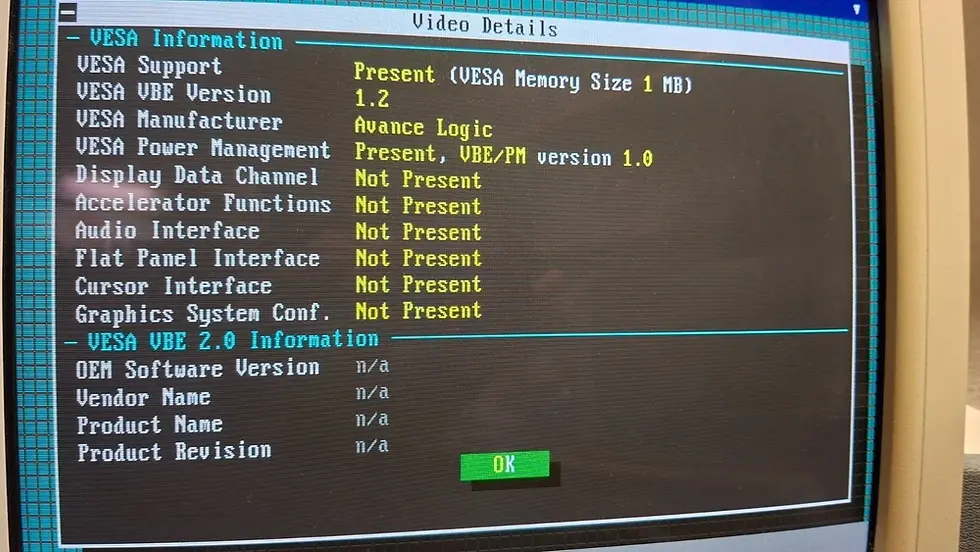 Thumbnail: PCI Graphics Card 1MB (max 2MB) Raytech RT-3601 Avance Logic ALG2301