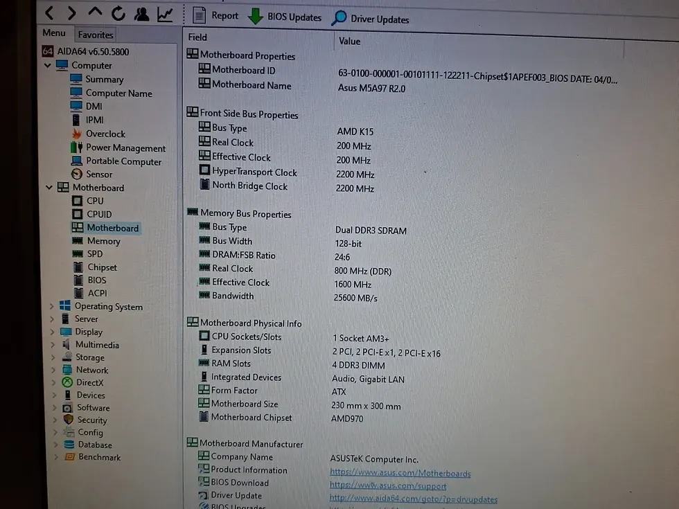 Thumbnail: AM3+ ASUS M5A97 R2.0 AMD 970 MoBo with CPU AMD FX-8320 & I/O shield