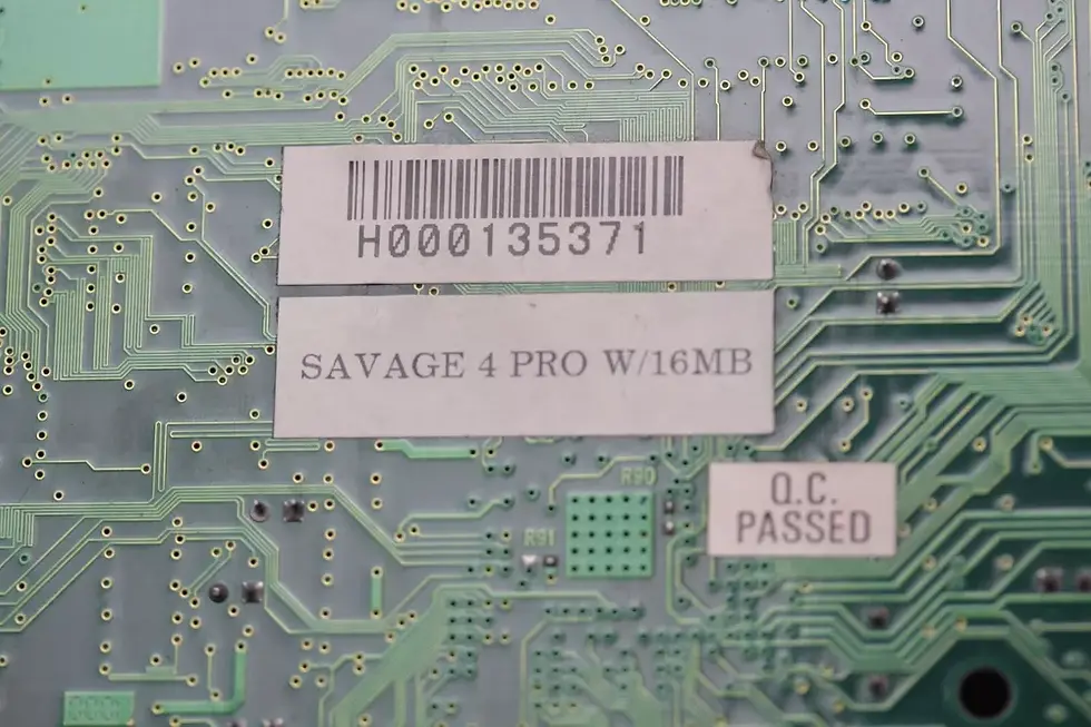 Thumbnail: AGP 4x/2x S3 SAVAGE4 Pro 16MB/64Bit SDR Graphics Card