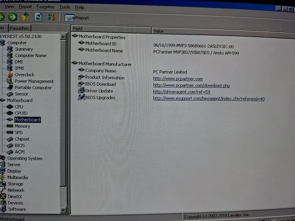 Thumbnail: Super Socket 7 Manli M-MVP3 MoBo with CPU Pentium 233MHz & 32MB RAM