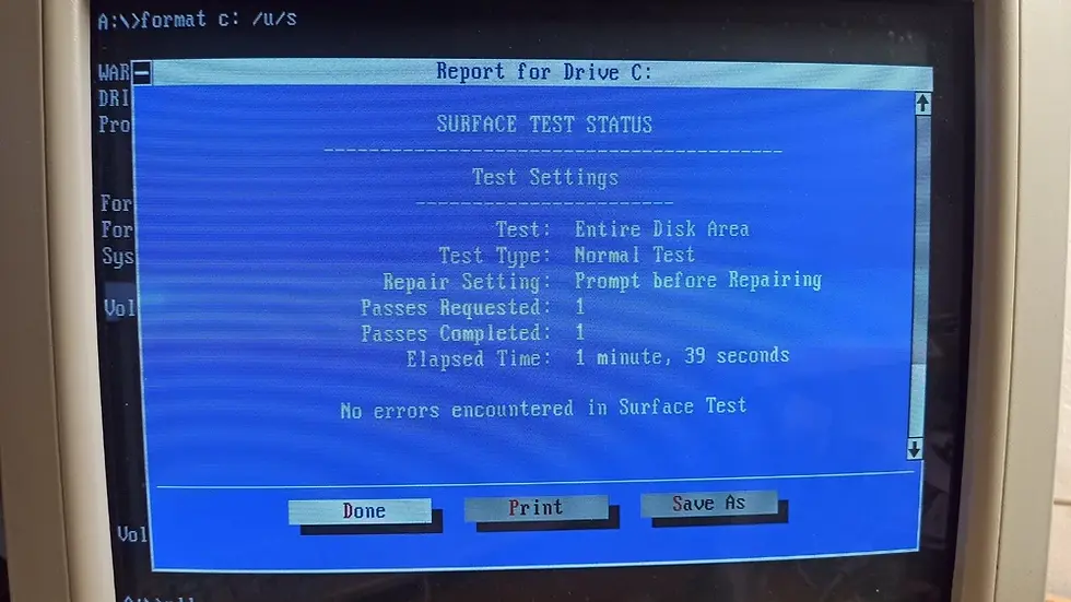 Thumbnail: ATA Vintage Hard Drive Western Digital Caviar 280 85MB 3.5"/SL AT WDAC-280