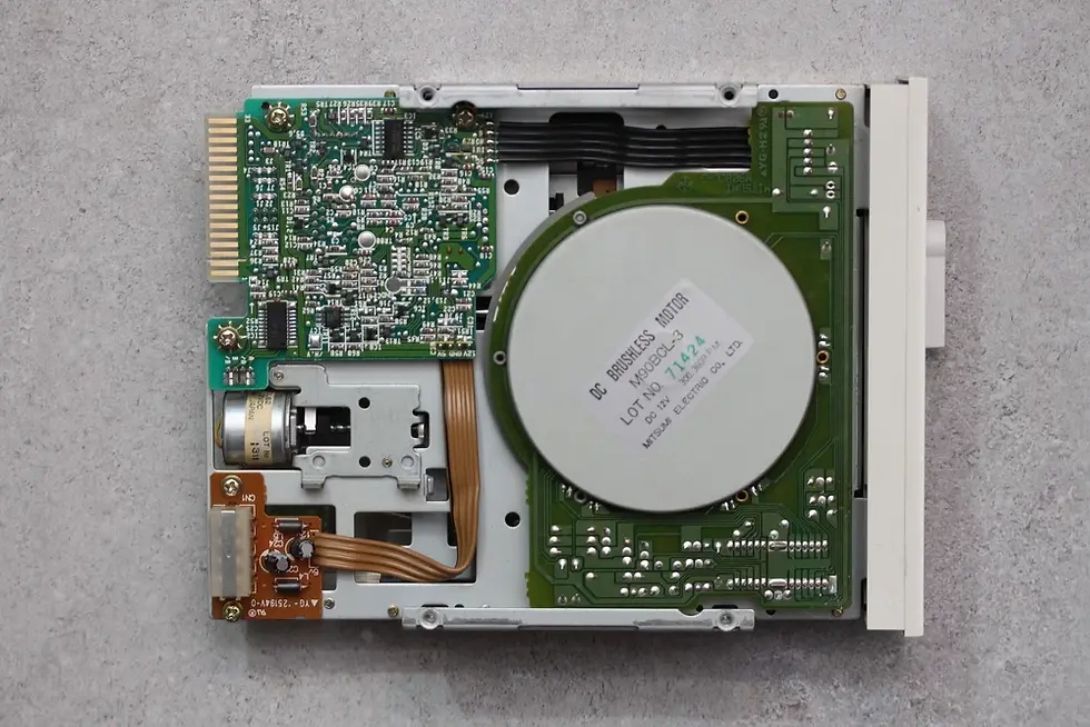 Thumbnail: FDD 5.25” 1.2Mb/360Kb Mitsumi/Newtronics D509V2 Internal Floppy Disk Drive WHITE