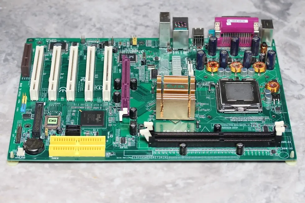 Thumbnail: LGA775 Epox EP-5PLAI Intel 848P chipset MoBo with CPU Pentium 4 630 & I/O shield