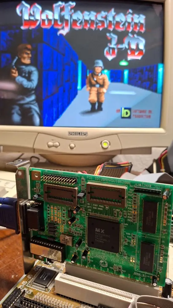 Thumbnail: PCI Graphics Card Aristo Macronix Turbo2 1MB (max 2MB) MX86200FC (M3 64V+) #2