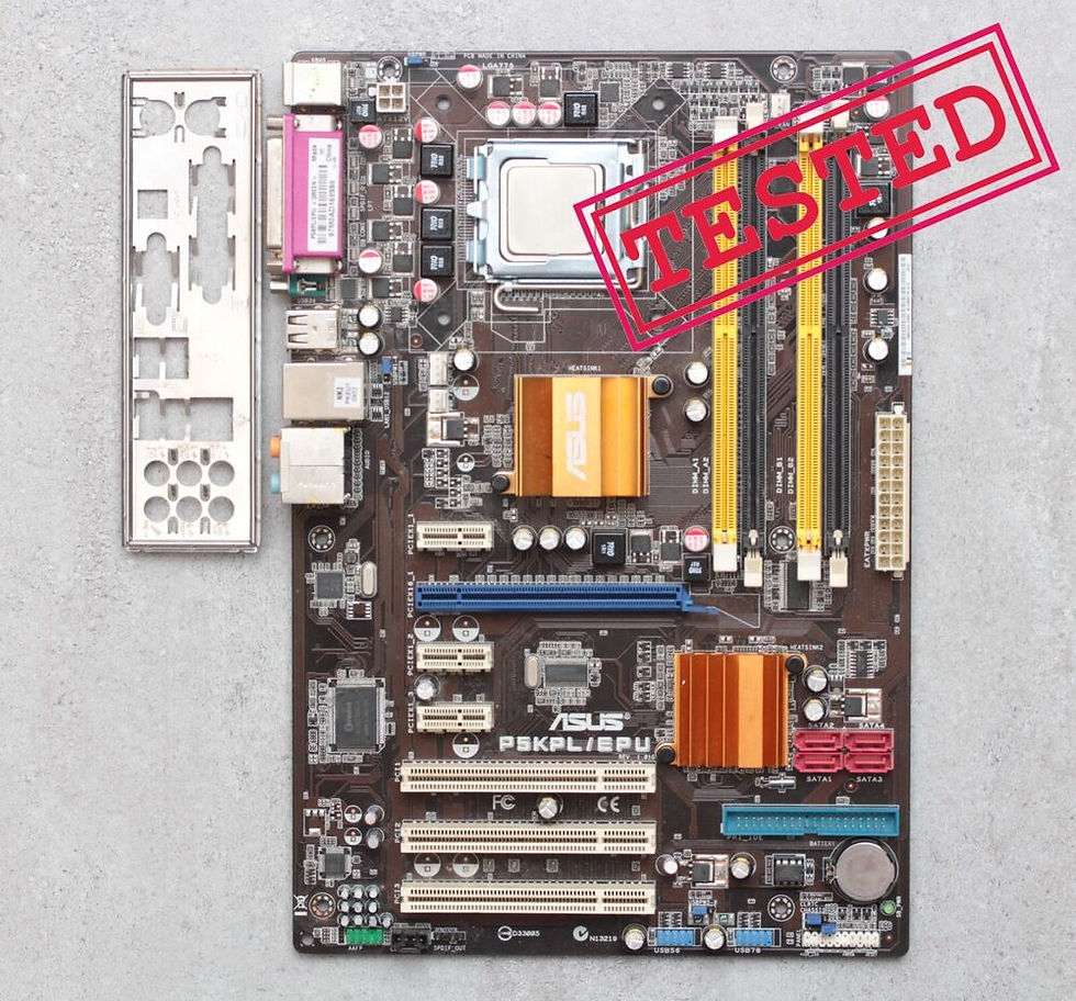 Thumbnail: LGA775 ASUS P5K-PL/EPU Intel G31 Motherboard with CPU E7400