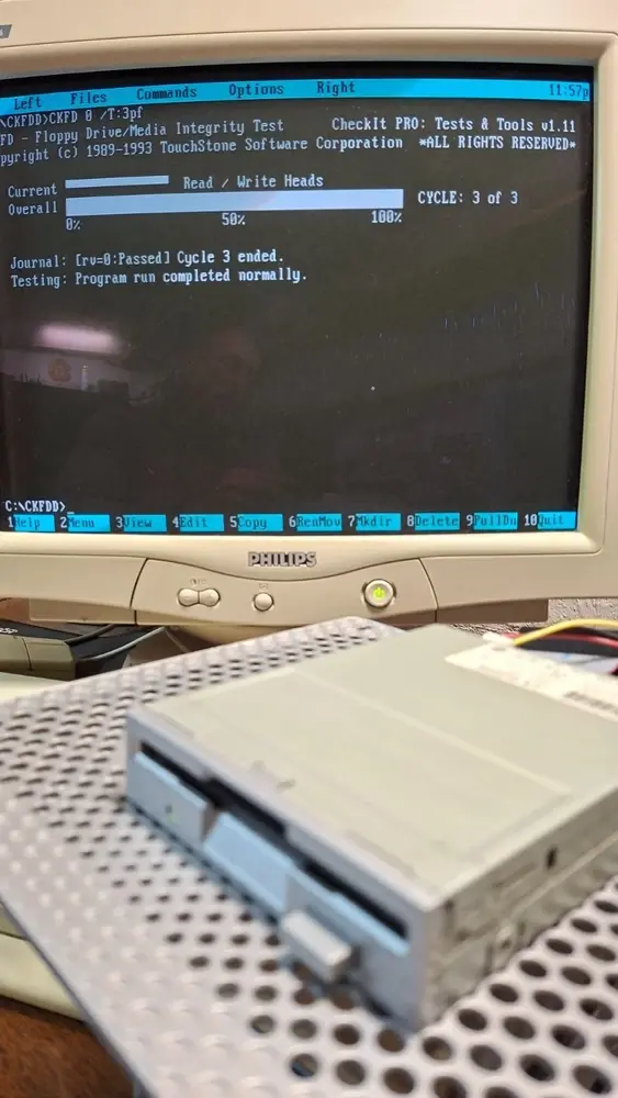 Thumbnail: FDD 3.5” 1.44Mb ALPS ELECTRIC DF354H168F Internal Floppy Disk Drive SILVER