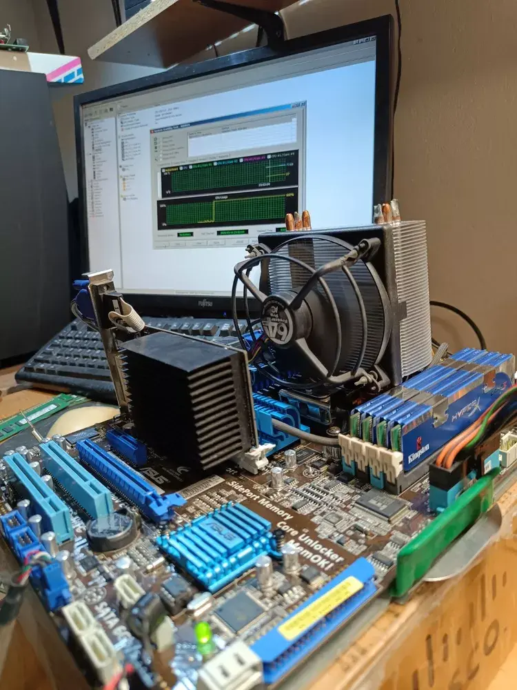 Thumbnail: AM3 ASUS M4A89GTD Pro/USB3 AMD 890GX MoBo with CPU AMD FX-4300 & I/O shield