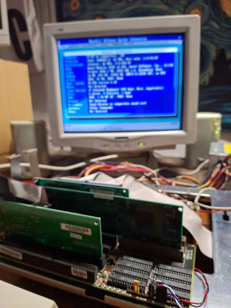 Thumbnail: Socket 3 MoBo ASUS VL/I-486SV2GX4 Rev 2.0 with CPU i486DX2 66MHz & 16Mb FPM RAM