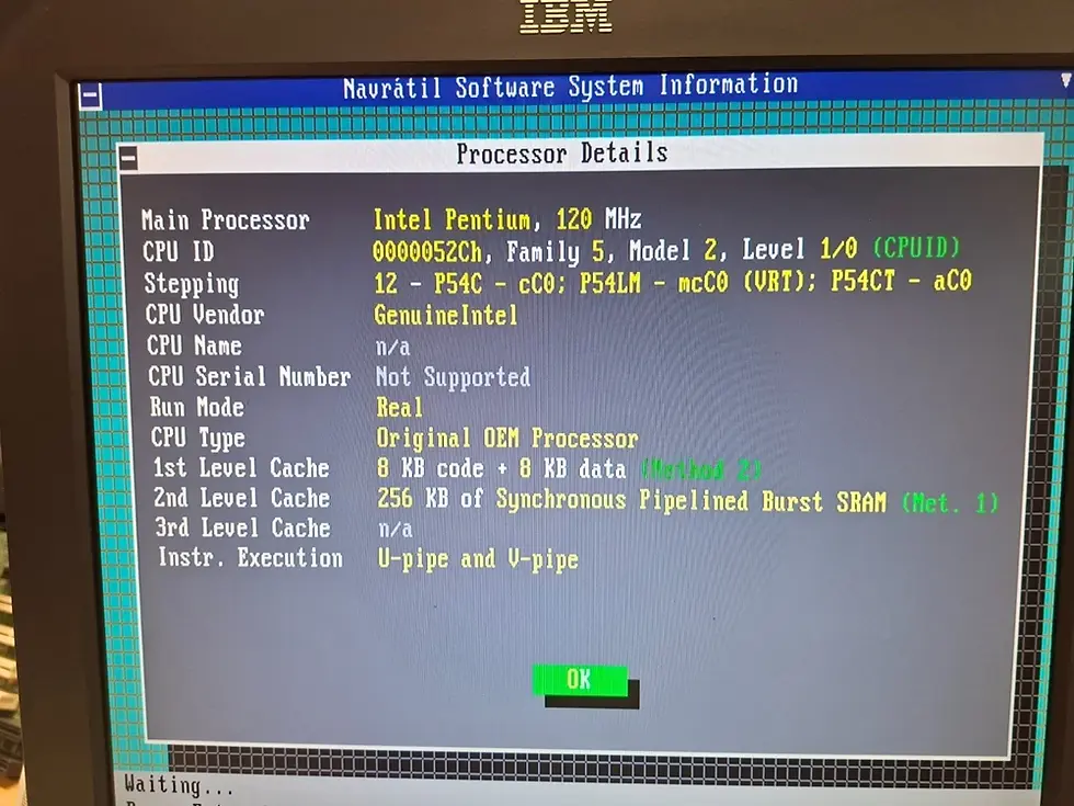 Thumbnail: Socket 7 ATX Intel Advanced/ML i430HX chipset MoBo with CPU PI 120MHz & 16MB RAM
