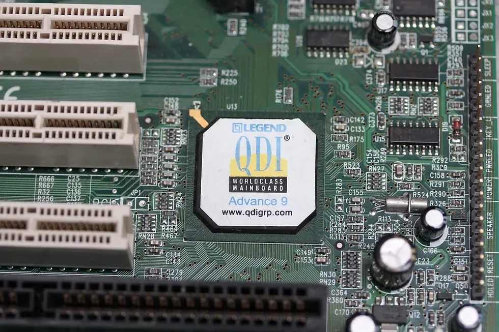 Thumbnail: PGA370 QDI Advance9 MoBo VIA Apollo Pro 133 with CPU Celeron 800MHz