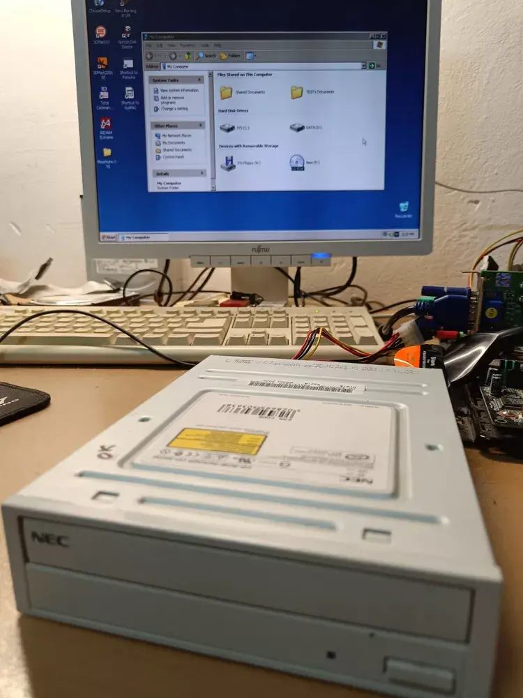 Thumbnail: ATA/IDE NEC CD-3002B Internal CD-ROM Drive White
