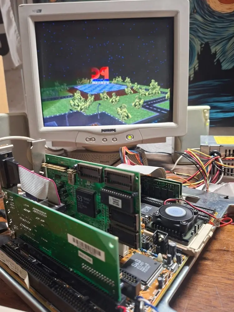 Thumbnail: Socket 3 MoBo ZIDA 4DPS ver 2.11 with CPU Am486DX4 120MHz, 16Mb FPM RAM & Cooler