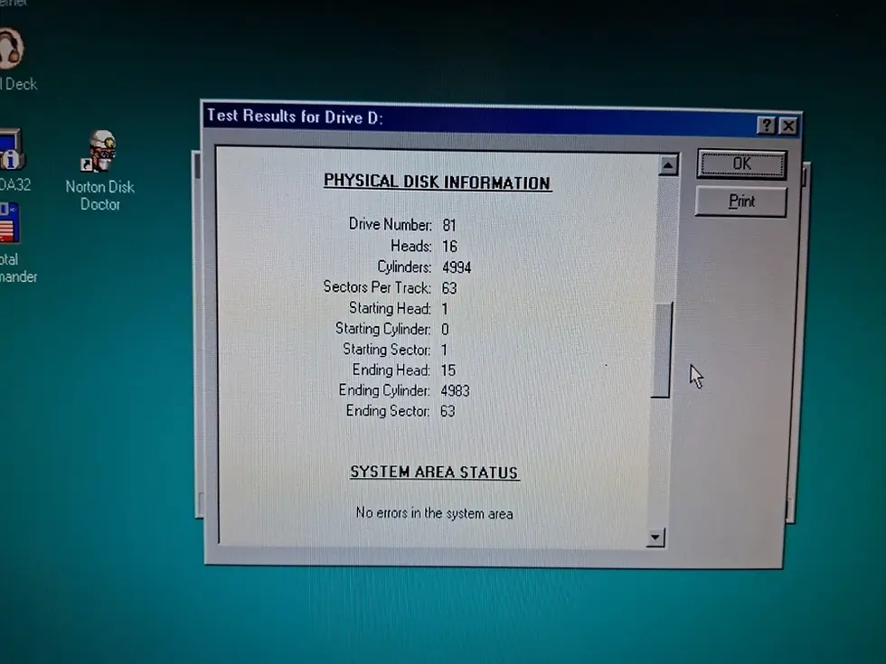Thumbnail: ATA/IDE HDD 2577MB Quantum Bigfoot QM 52550 AT 5.25"/SL ATA2 FAST.  100 % HEALTH