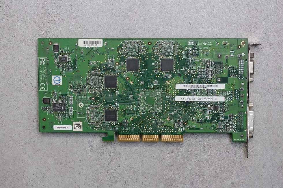 Thumbnail: AGP 4X nVIDIA Quadro4 750 XGL (GeForce4 Ti 4400) 128MB/128Bit GDDR Graphics card