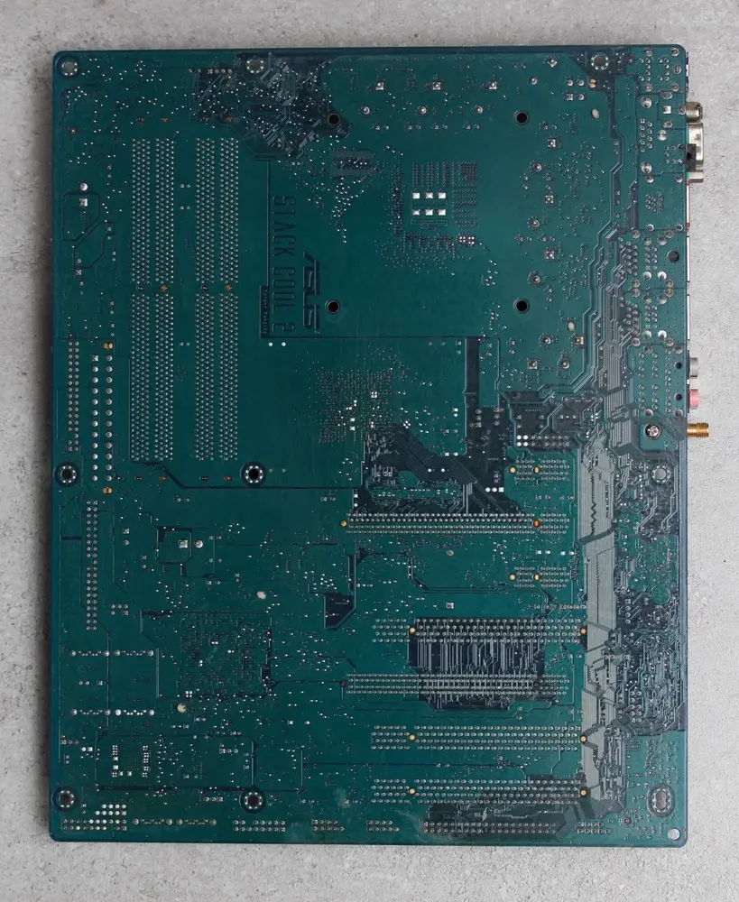 Thumbnail: LGA775 ASUS P5W DH DELUXE Intel P975X chipset MoBo with CPU C2D E8500&I/O shield