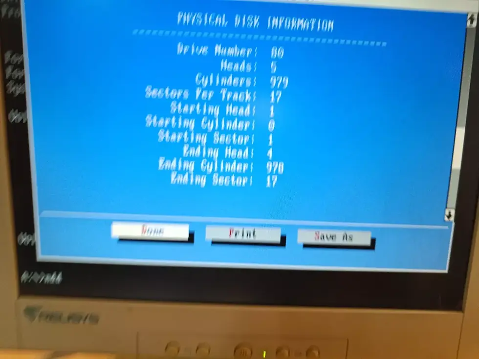 Thumbnail: ATA HDD 42MB MiniScribe 7040AT 3.5"/SL IDE / AT. 100 % HEALTH