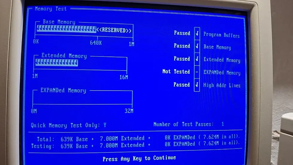 Thumbnail: KIT of 8x 1Mb 30-Pin SIMM SAMSUNG KM44C1000BJ-7, Fast Page DRAM, 1MX4, 70ns