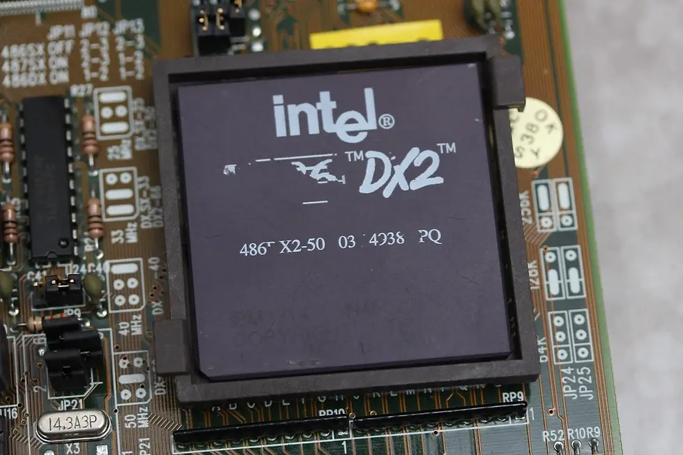 Thumbnail: Socket 3 Motherboard SOYO SY-020P2 with CPU i486DX2 50MHz, 4Mb RAM & Heatsink