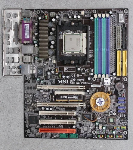 Socket 939 MSI K8N SLI Platinum Nvidia nForce4 SLI MoBo with CPU