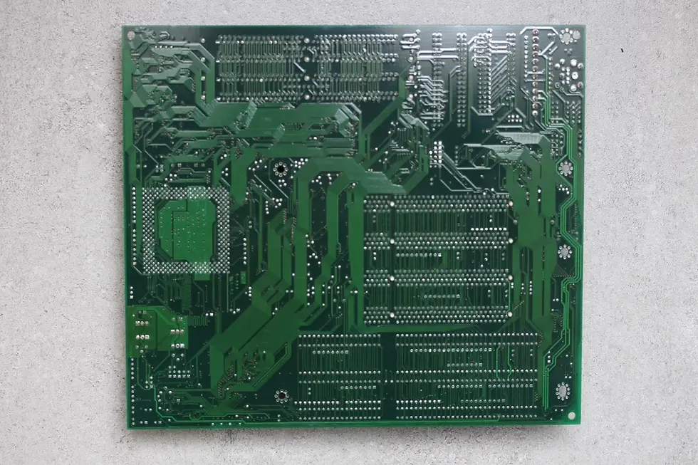 Thumbnail: Socket 7 QDI P5I430VX V1.0 MoBo with CPU Pentium MMX 200MHz, 32MB EDO RAM