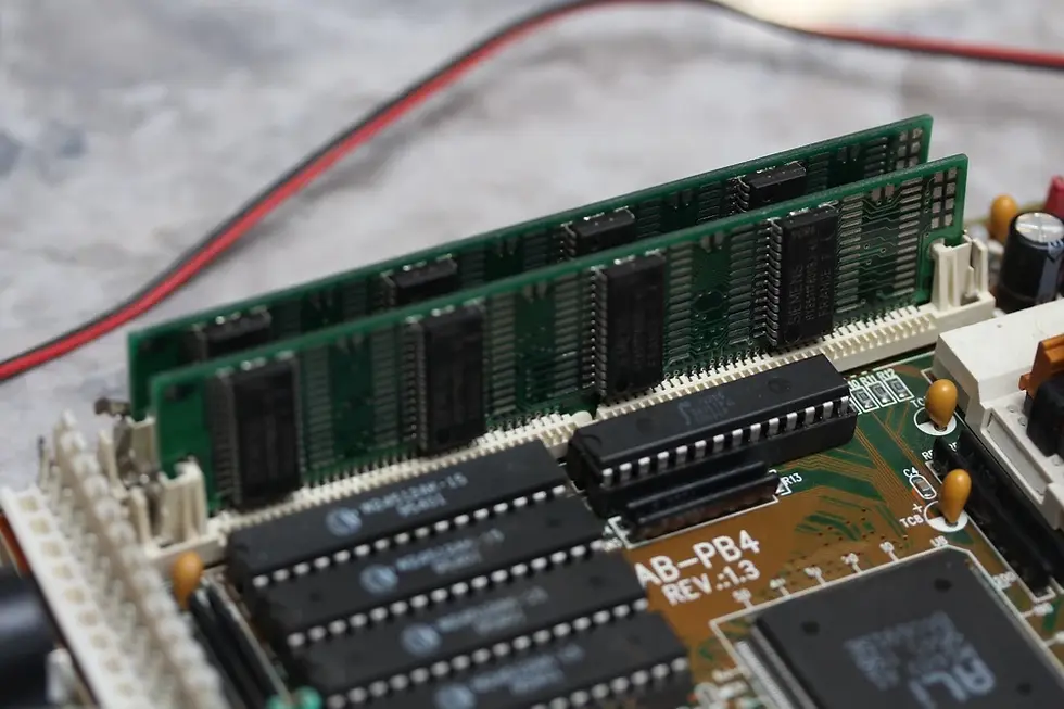 Thumbnail: Socket 3 MoBo ABit AB-PB4 Rev 1.3 with CPU Am486DX4 100MHz, 16Mb EDO RAM (PISA)