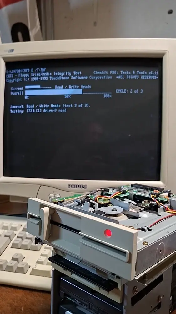 Thumbnail: FDD 5.25” 1.2Mb/360Kb Y-E DATA YD-380B Internal Floppy Disk Drive BEIGE