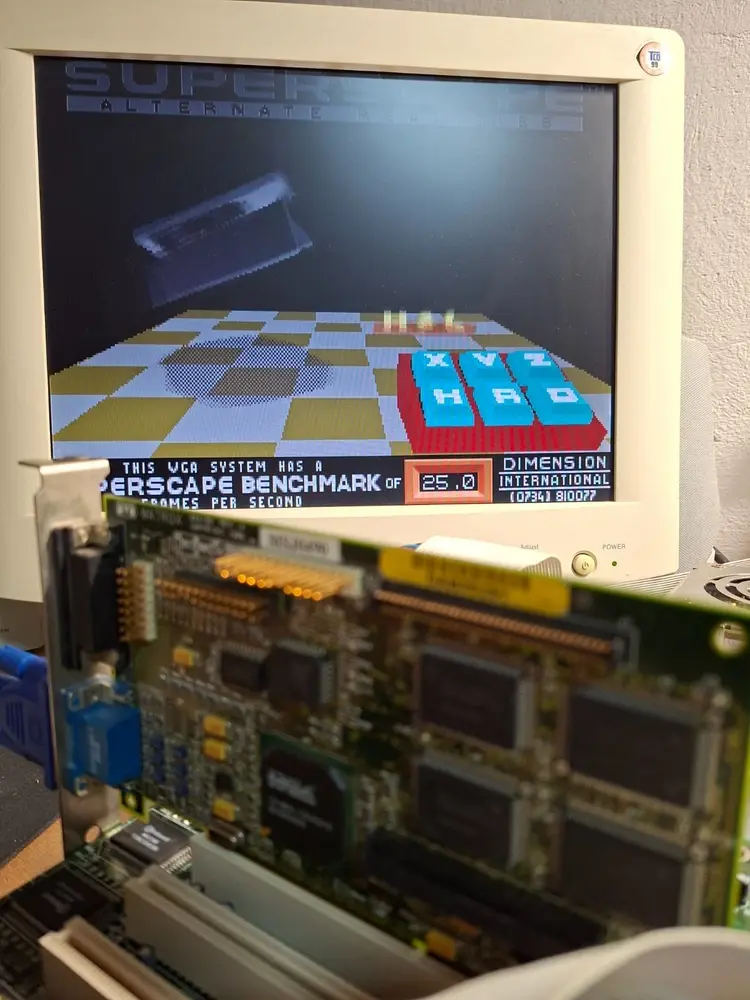 Thumbnail: PCI Graphics card 4MB Matrox Mystique MGA-MYST/4N (644-00)  MGA-1064SG