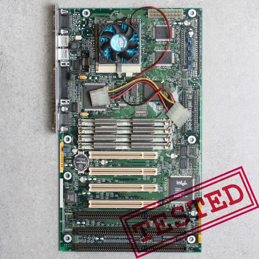 Socket 7 Intel Advanced/ML (Marl ATX) i430HX ATX MoBo with CPU, RAM, I/O shield
