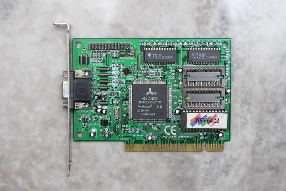 Thumbnail: PCI Graphics Card ExpertColor DSV-6422 1MB (max 2MB) (Alliance ProMotion-6422)