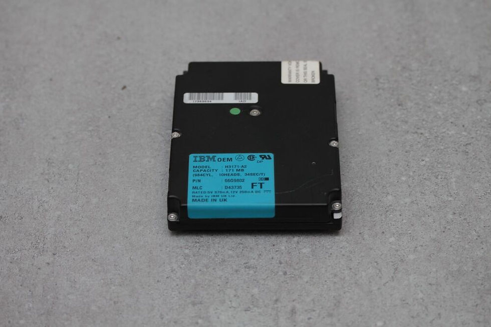 Thumbnail: ATA/IDE 171 MB IBM H3171-A2  3'5" Hard Drive