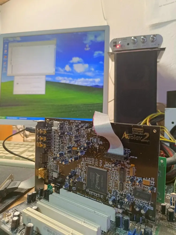 Thumbnail: PCI Sound Card CREATIVE SB0280 SoundBlaster Audigy 2 EX Platinum with MIDI cable