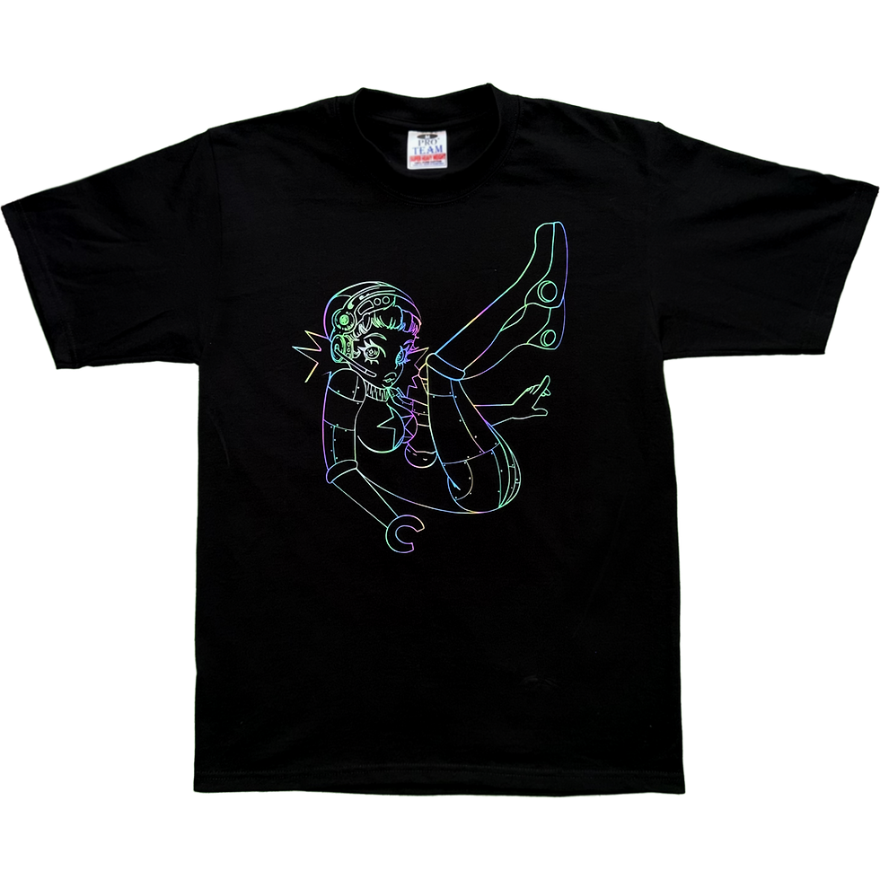 Thumbnail: Reflective Kira T-Shirt (Black)